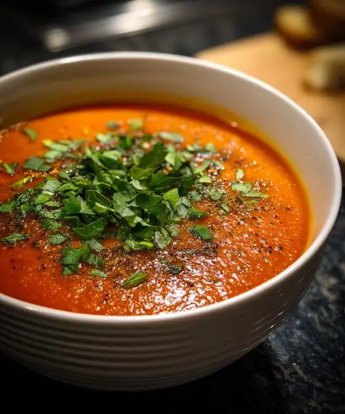 Creamy Roasted Tomato Basil Soup