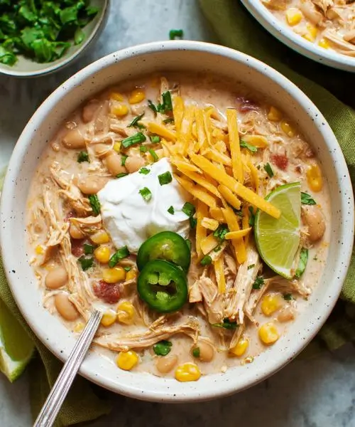 Crock Pot White Chicken Chili