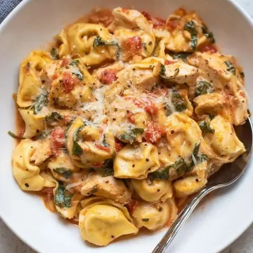 CrockPot Chicken Tortellini Recipe 1 CrockPot Chicken Tortellini Recipe 2