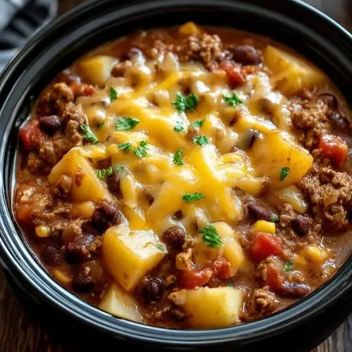 Slow Cooker Cowboy Casserole 2
