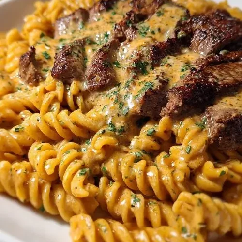 The Best Butter Steak and Cheddar Rotini 2