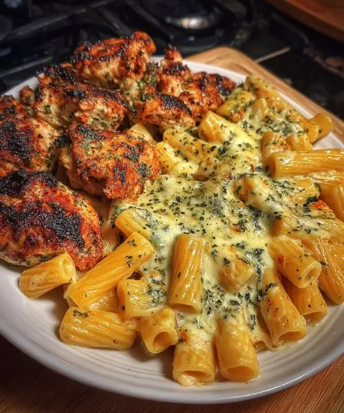 Ultimate Chicken Rigatoni with Mozzarella Cheese