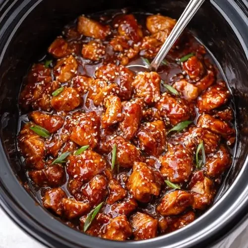 Ultimate Crockpot Bourbon Chicken 2