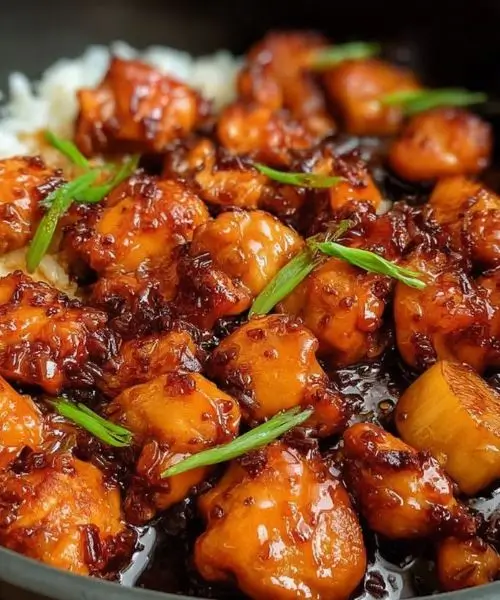 sweet hawaiian crockpot chicken with pineapple and bell peppers
